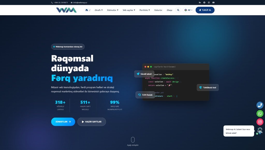 WebMap - Rəqəmsal Agentlik Platforması