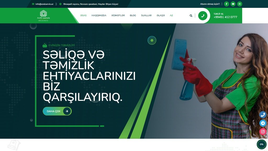 AzEl Servis - Korporativ Xidmət Portalı