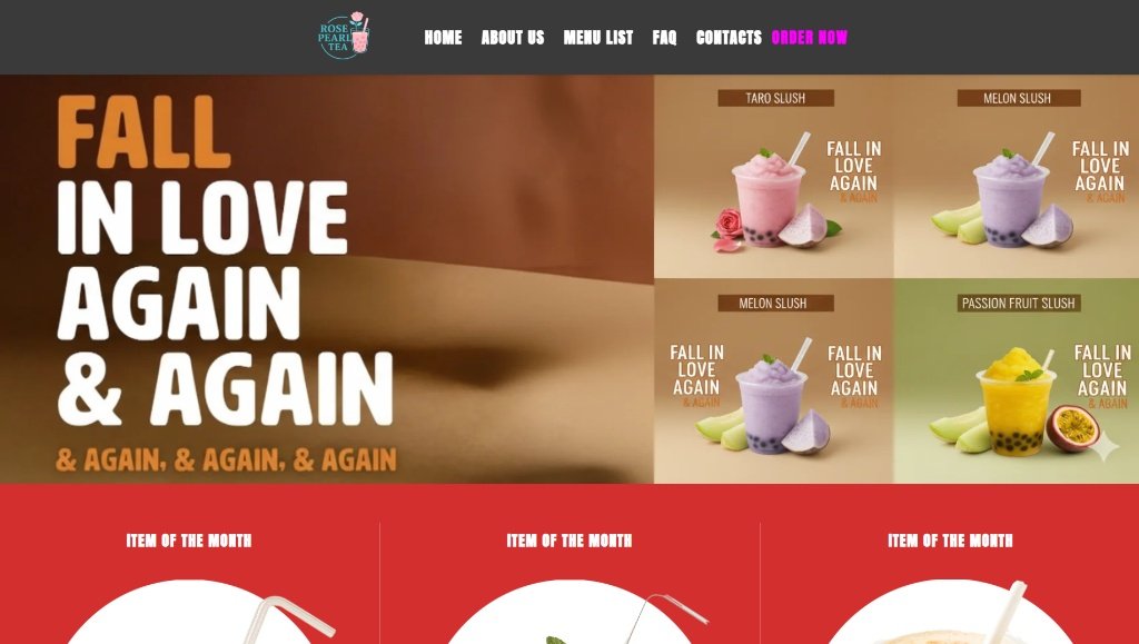 Rose Pearl Tea - E-ticarət & Brend Satış Platforması